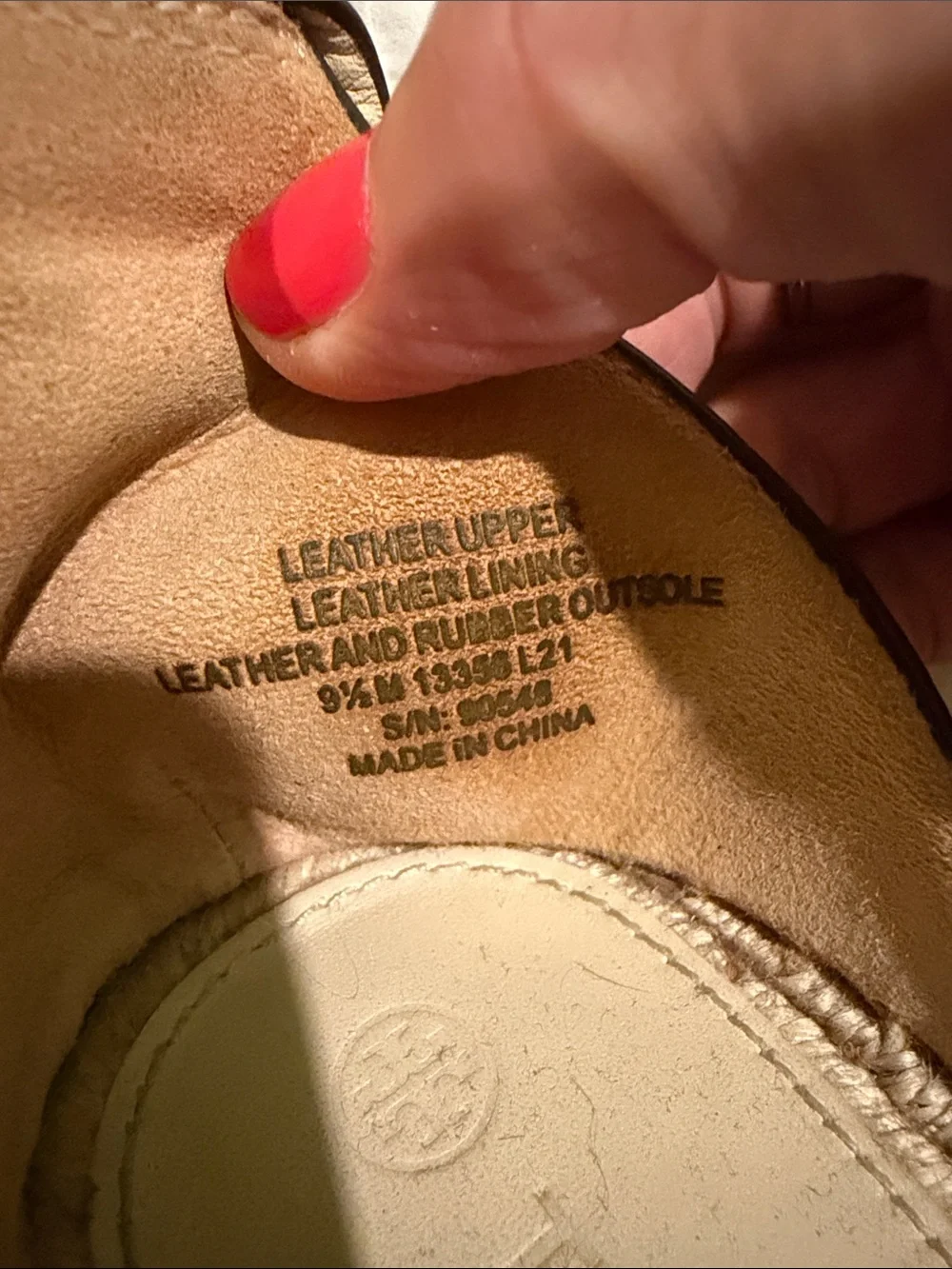 Tory Burch Beige Woven Espadrille Wedge Sandals
